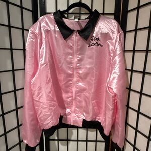 Pink Ladies Satin Jacket
